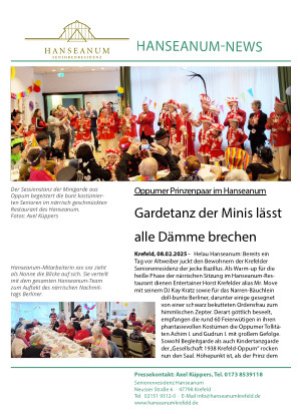 Oppumer Prinzenpaar im Hanseanum