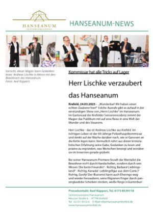 Kommissar hat alle Tricks auf Lager